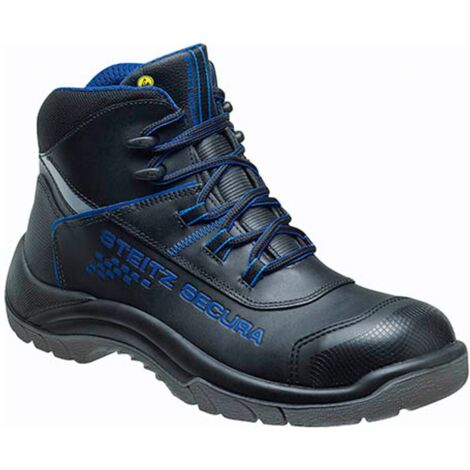 Steitz Secura Steitz ESD Sicherheitshalbstiefel S3 VX 7620 BAU PERBONAN Gr. 41 W XB