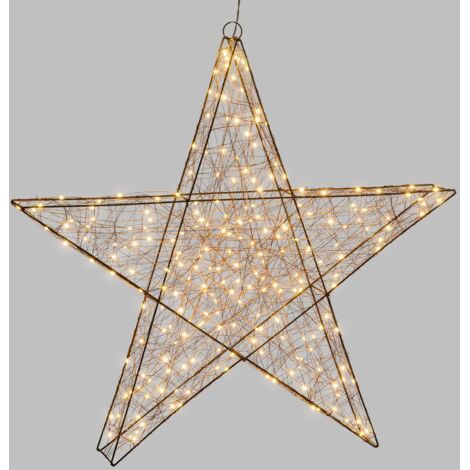 Stella 3D Copper 80 cm 240 MicroLED B Caldo FlashLED IP44