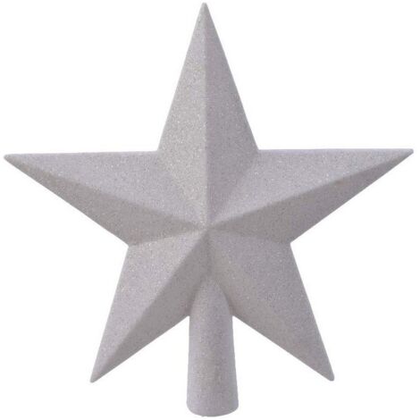 Stella Bianca per Albero di Natale 19x4.2x19cm