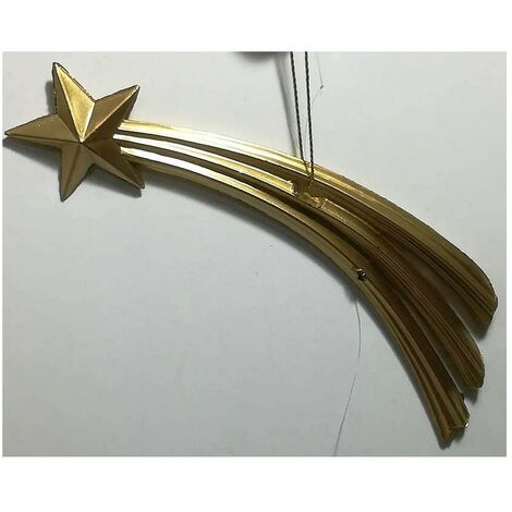 Stella cometa di natale 15cm per addobbi natalizi da decorazioni presepe capanna