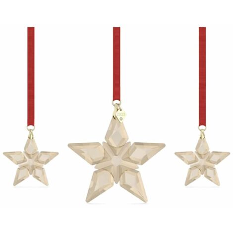 Stella di Natale Swarovski 5649780 Grigio Resina 10 cm