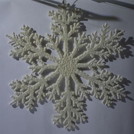 Stella in bianco Decorazioni natalizie addobbi palline per albero di natale grandi