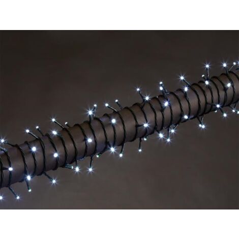 Stella LED - 40 m - 600 LEDs - Weiß - grünes Kabel - 24 V