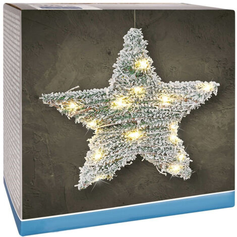 Stella luminosa 20 LED 30 cm