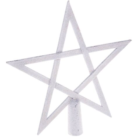 Stella stemma bianco 20 cm - Feeric lights & christmas
