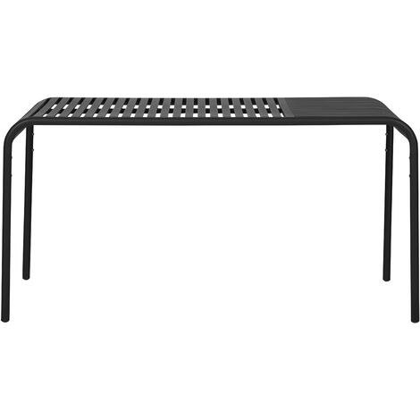 Stella Table de jardin 150x90 cm, noir.