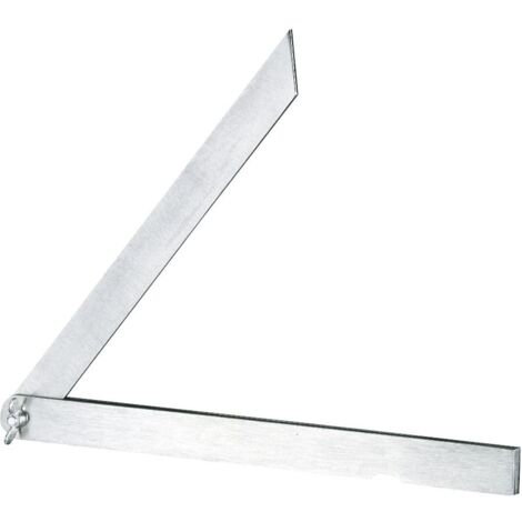 Stellwinkel Stahlschmiege 3-teilig mit Flügelmutter Länge 200 mm