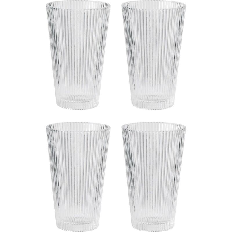 Stelton Modernes Transparentes Glas-set 0, 35 L 4 Stück