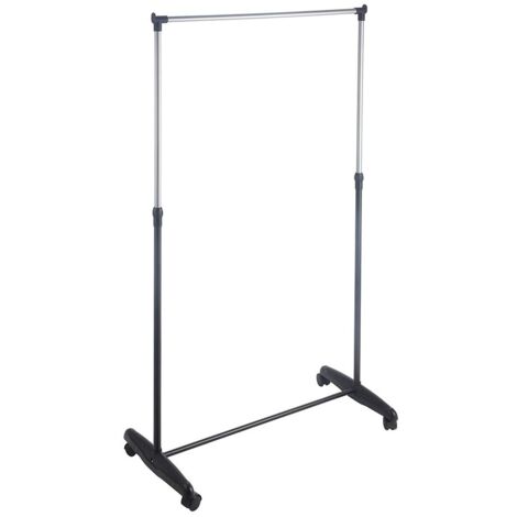 Stender Appendiabiti Porta Abiti con Ruote Economico Carrello Stand Attaccapanni