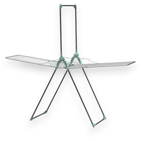 Stendibiancheria con porta abiti 210x69xH192 cm