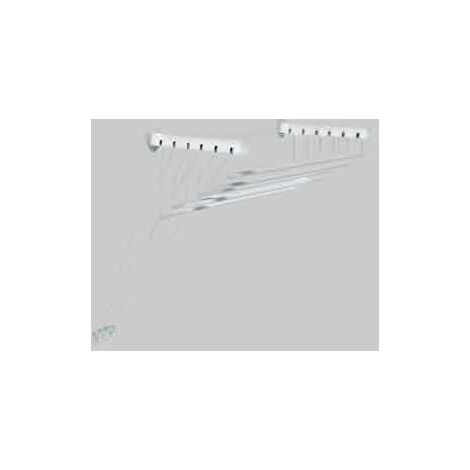 STENDIBIANCHERIA DA PARETE/SOFFITTO cm 100x46x70h - 6 mt di stenditura