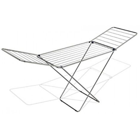 STENDIBIANCHERIA """GIMI JOLLY""" ACCIAIO/ALLUMINIO SILVER 180X55X96HCM