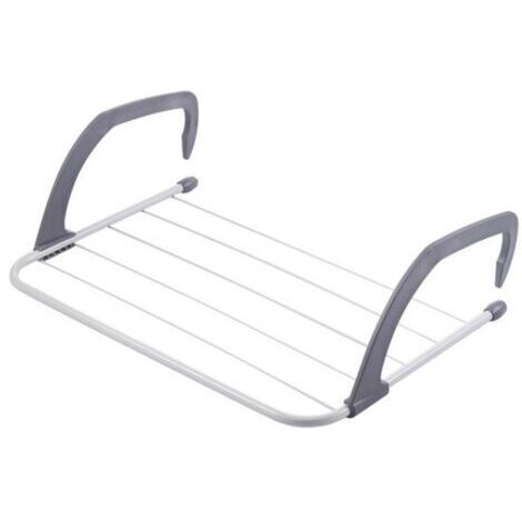 Stendibiancheria per termosifone/balcone 50 cm Bianco Piccolo/Grande