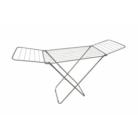 Stendibiancheria stendino pieghevole in acciaio con ali laterali 180cm bucato balcone