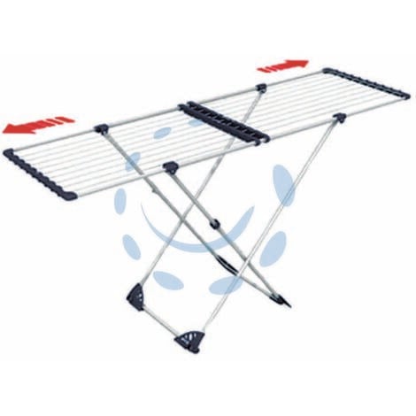 IDROWEB STENDIBIANCHERIA "STENDISSIMO" ESTENSIBILE IN ACCIAIO VERNICIATO MT.20 GIMI