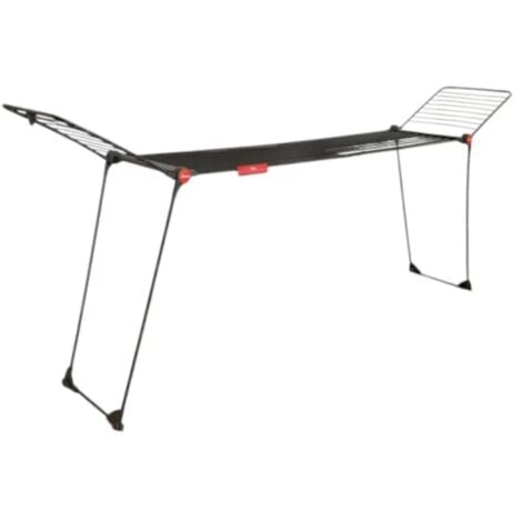 stendibiancheria vileda "infinity flex ultimate" nero estensibile 117-205 cm