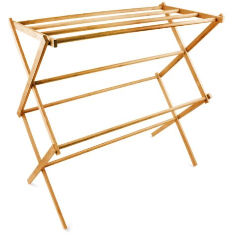 Stendino in bambu pieghevole