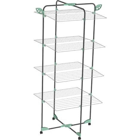 Wäscheständer Alpina 40 Drahthalter mit Gelenk und Kleiderbügel, COLOMBO