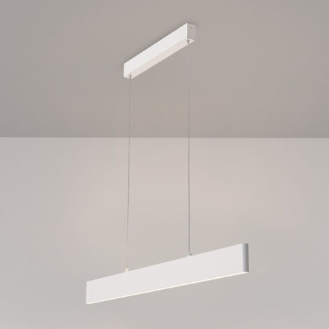 Step Integrierte lineare LED-Deckenpendelleuchte Weiß