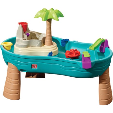 Step2 Splish Splash Table d'eau avec 10 Accessoires | Table de Jeu Enfant a Eau | Table d'activité / Jouet pour Le Jardin