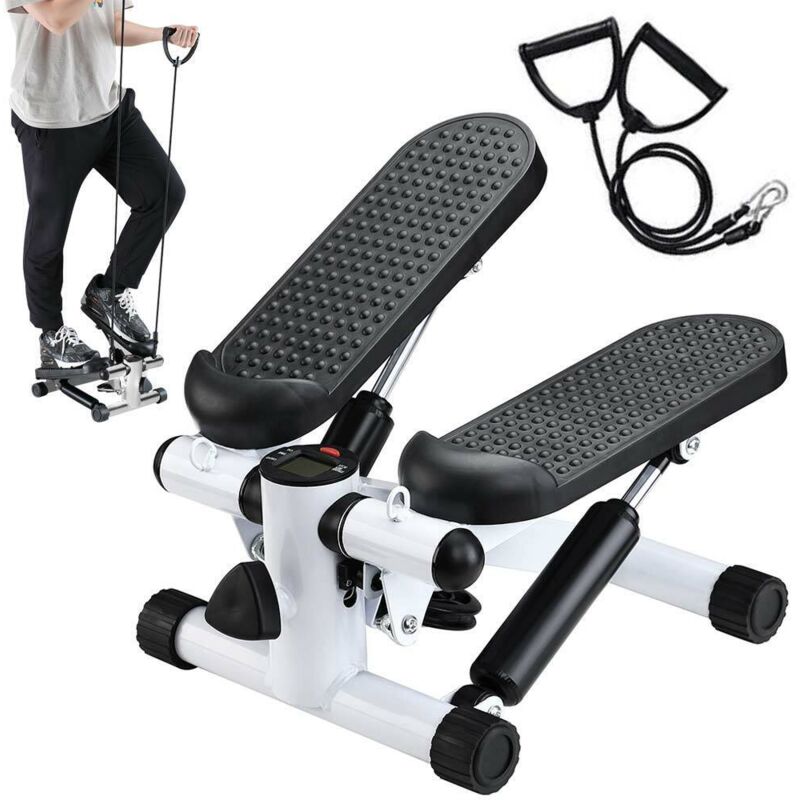 Stepper Allenamento Cardio Fitness Palestra Antiscivolo Manubri Ela...