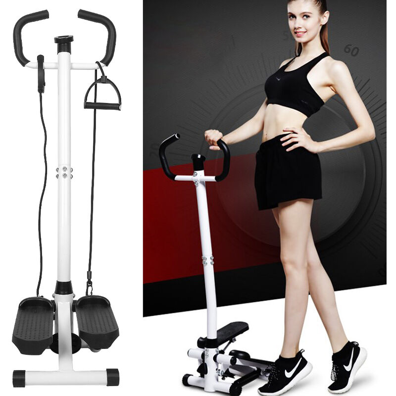Dazhom - Stepper Marcheur Machine Jambe Fitness Entraînement Musculaire Exercice avec Cordes élastiques