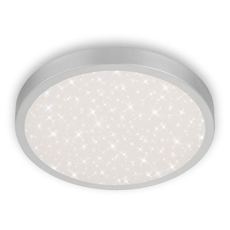 Sterenenhimmel cct led Plafonnier Briloner leuchten runa, 24 w, 3000 lm, IP20, couleur argent, métal-plastique, ø 38 cm