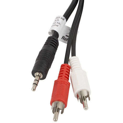 Stereokabel lanberg Klinke 3,5mm/2x rca Stecker 5m