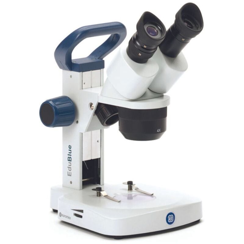 Euromex - Stéréomicroscope binoculaire EduBlue - 2x/4x - Statif à crémaillère