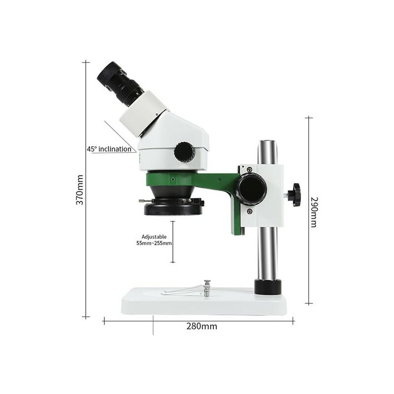 

StereoMicroscopio con visión binocular y anillo de luz