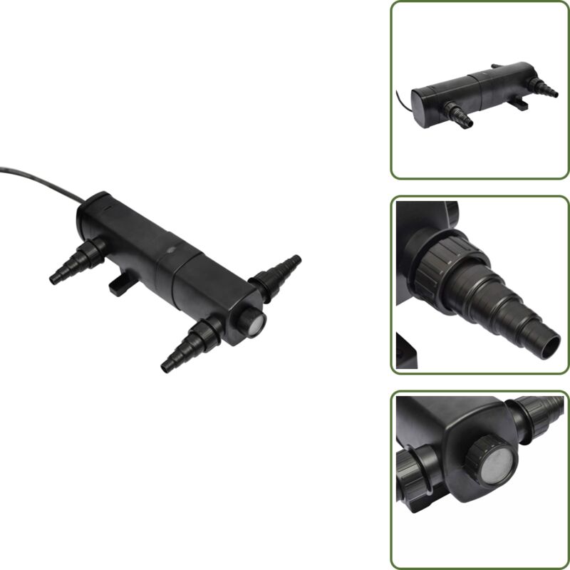 Vidaxl - Stérilisateur de bassin uvc 36 w - Stérilisation D'eau - Purificateur D'eau - Système uvc - Fontaine Extérieure - Accessoires Pour Fontaines
