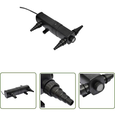 Stérilisateur de bassin UVC 36 W - Stérilisation D'eau - Purificateur D'eau - Système UVC - Fontaine Extérieure - Accessoires Pour Fontaines