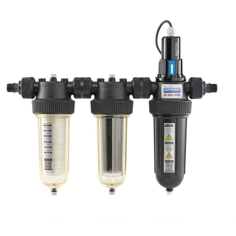 Stérilisateur Uv Eau Potable 40w + Filtre Charbon Actif Cintropur Trio-uv 4100