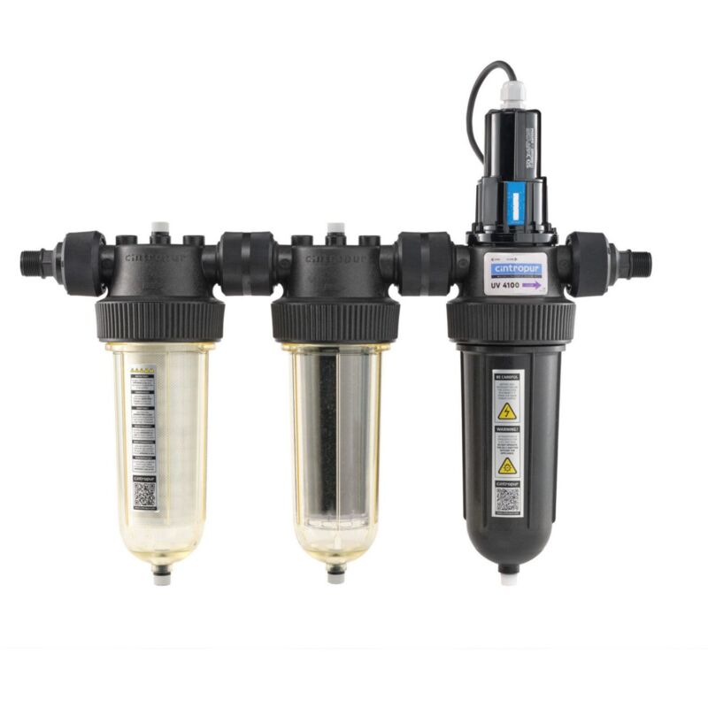 Cintropur - Stérilisateur Uv Eau Potable 40w + Filtre Charbon Actif Trio-uv 4100