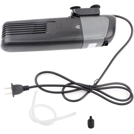 Stérilisateur UV pour aquarium, purificateur d'eau, pompe à oxygène 220-240V (EUP-02)