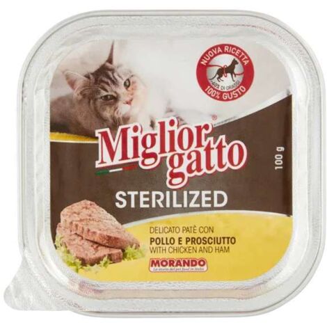 Sterilized Patè di Pollo E Prosciutto Gr. 100