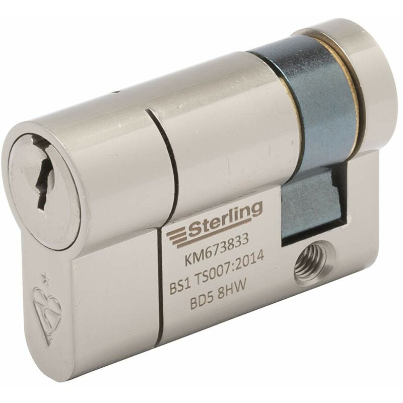 Image of Sterling - ESN1135 TS007 BS1 - Cilindro per porta Euro, in nichel satinato