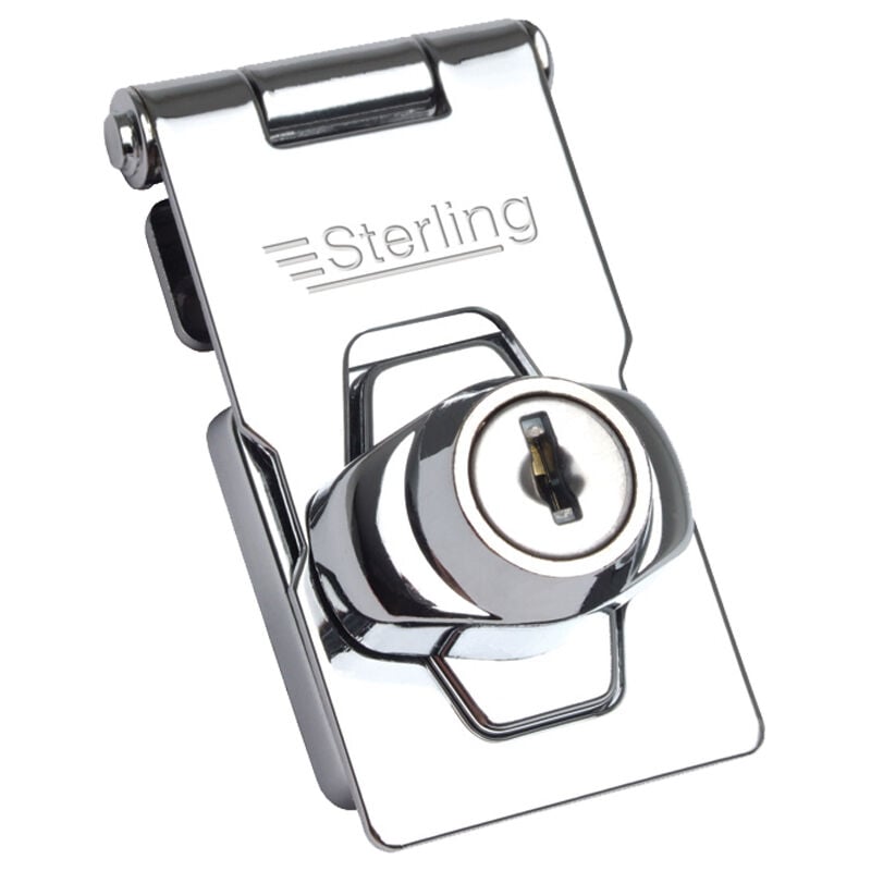 Locking Hasp 76mm - Chrome - Sterling