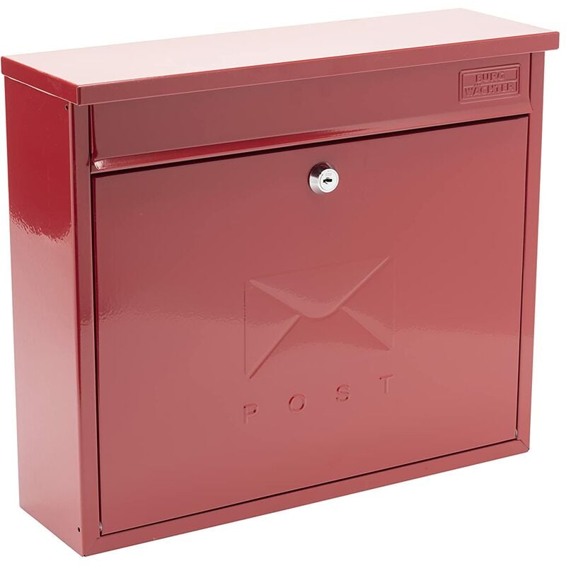 Image of Sterling - MB02G - Cassetta della posta elegante, colore: Rosso
