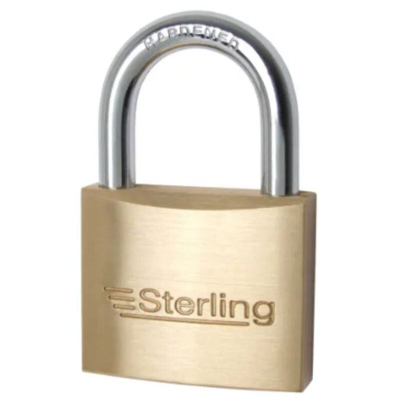 Sterling - Open Shackle Padlock 60mm l Brass