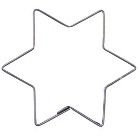 Stern-Ausstecher aus Stahl 4,6 cm