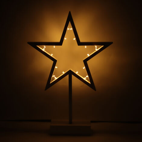 Sternenförmiges LED-Nachtlicht, Weihnachtsdekoration fürs Kinderzimmer, Tischlampe fürs Wohnzimmer, Geschenk