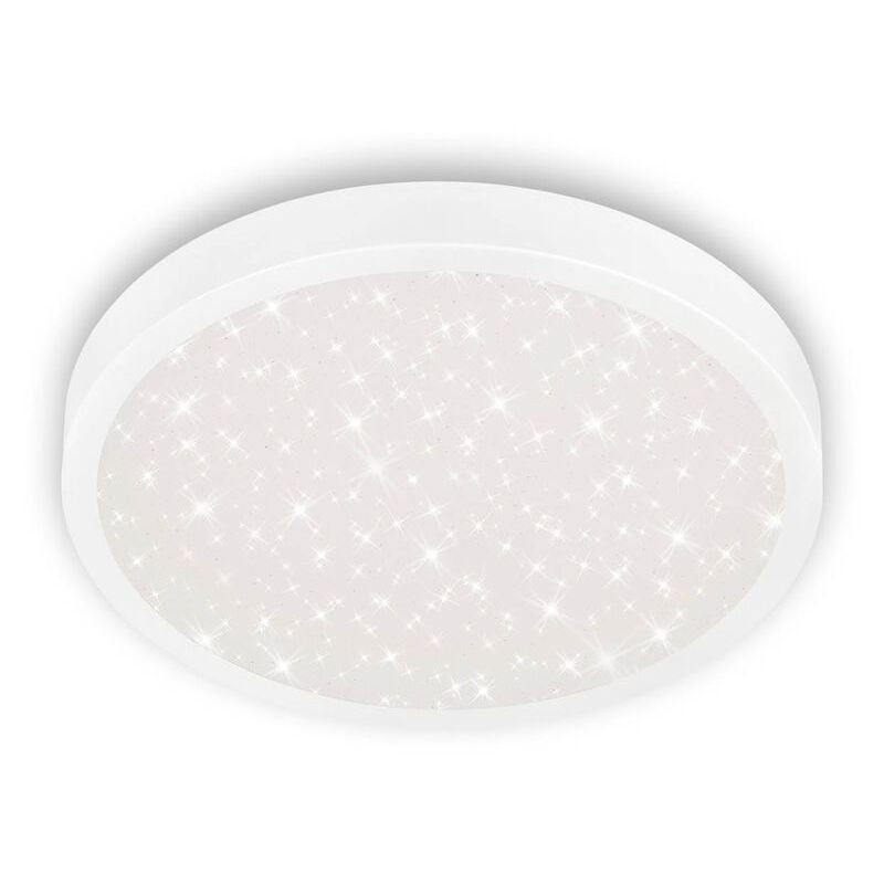 Sternenhimmel cct led Plafonnier Briloner lighten runa, 24 w, 3000 lm, IP20, blanc, métal-plastique, ø 38 cm