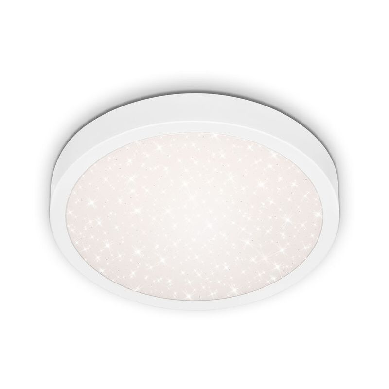 Led Deckenleuchte Sternenhimmel 18, 5w Weiß Metall-kunststoff Ø28cm Brilo Ner