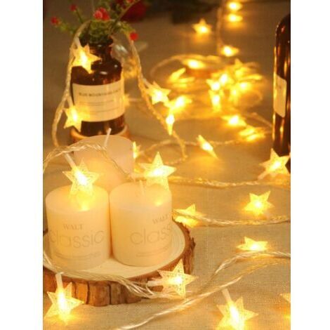 Sternenhimmel-Lichterkette, 10 m, 80 LEDs, Dekoration für Terrasse, Party, Weihnachten, Weihnachtsbaumschmuck