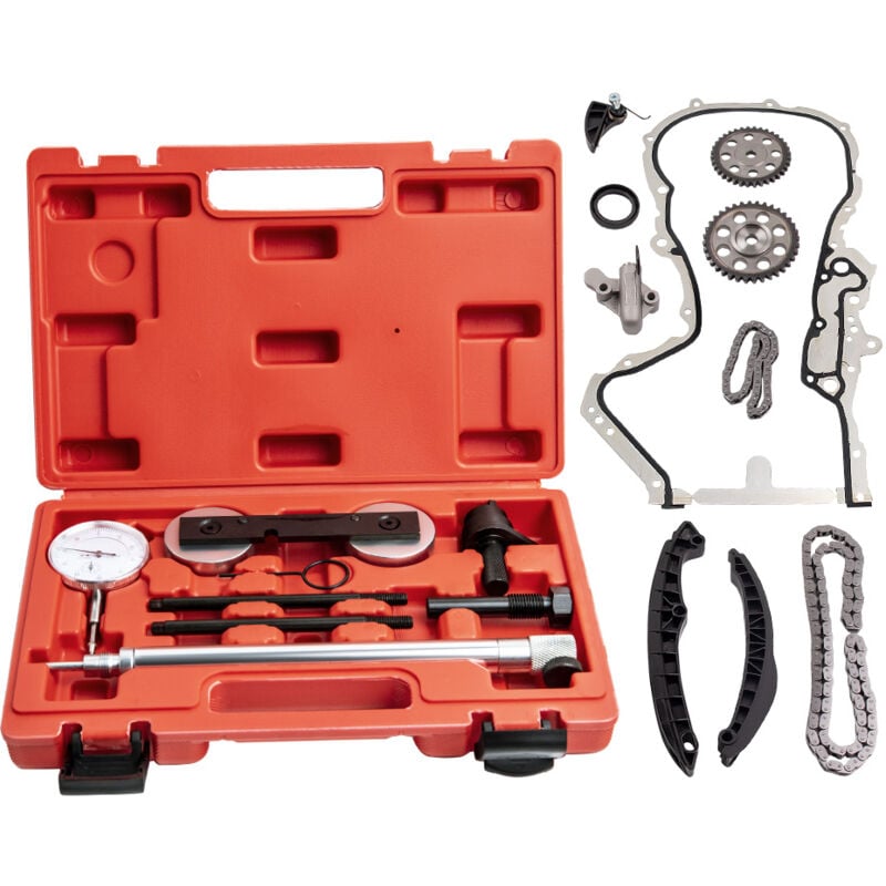 Image of Maxpeedingrods - Steuerkettensatz + Motor-Einstellwerkzeug Satz for Audi A3 vw Golf Passat Skoda
