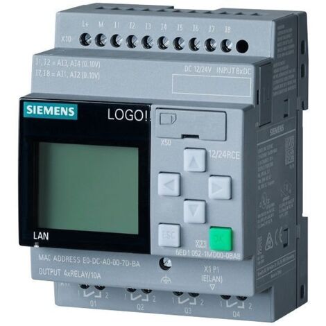 Steuermodul Siemens LOGO 12 V DC 400 Blöcke