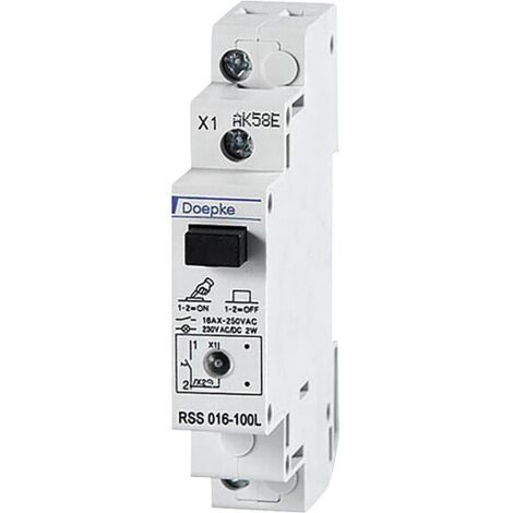 Steuerschalter Doepke RSS 016-100L 1-polig, Taster