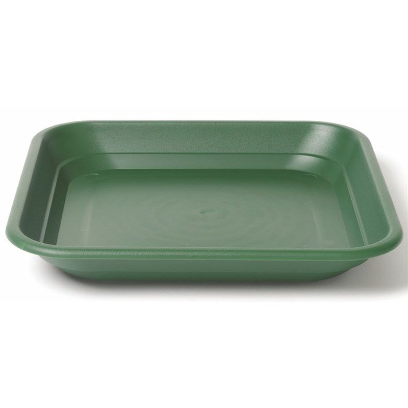 Balconnière Square Tray - To Fit 30cm Balconnière Pot - Green (2144019) - Stewart Garden