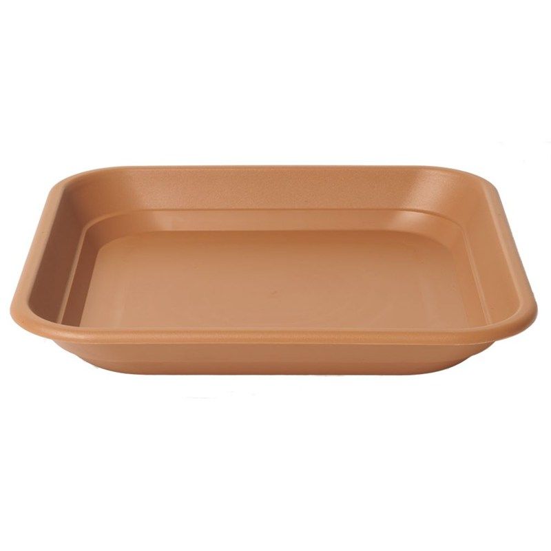 Balconnière Square Tray - To Fit 30cm Balconnière Pot - Terracotta (2144034) - Stewart Garden